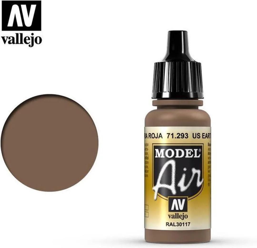 Vallejo Model Air US Earth Red Acrylverf 17ml