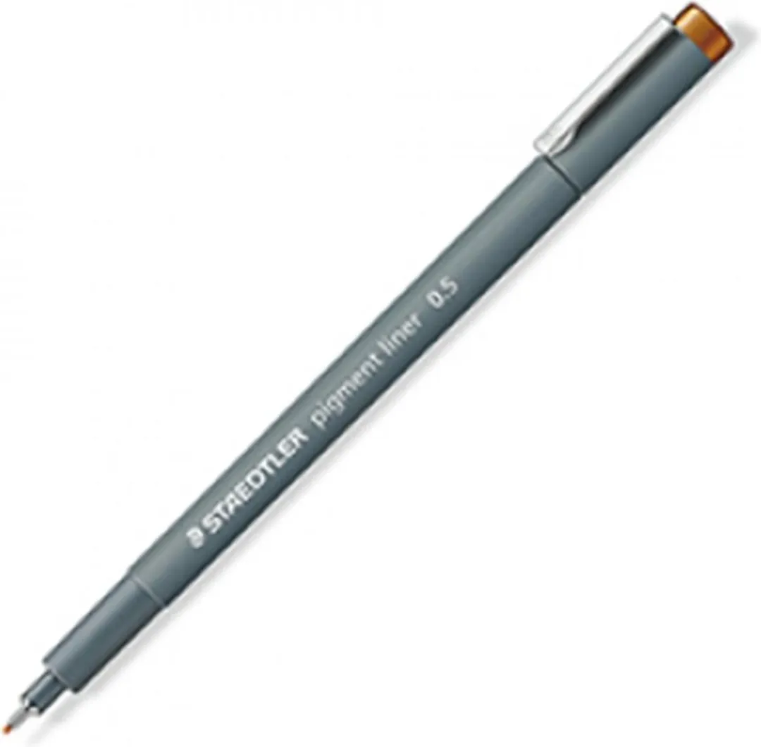 STAEDTLER Pigment Liner 0.5mm Donker Oranje