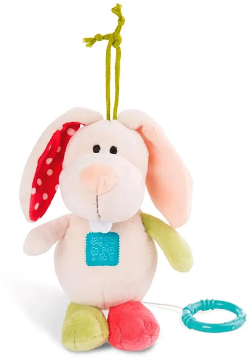 Nici Music Box Rabbit - Crème/Multicolor
