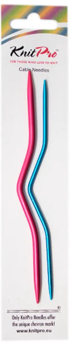 KnitPro Kabelnaalden Aluminium 2.50-4.00mm - 2 Stuks