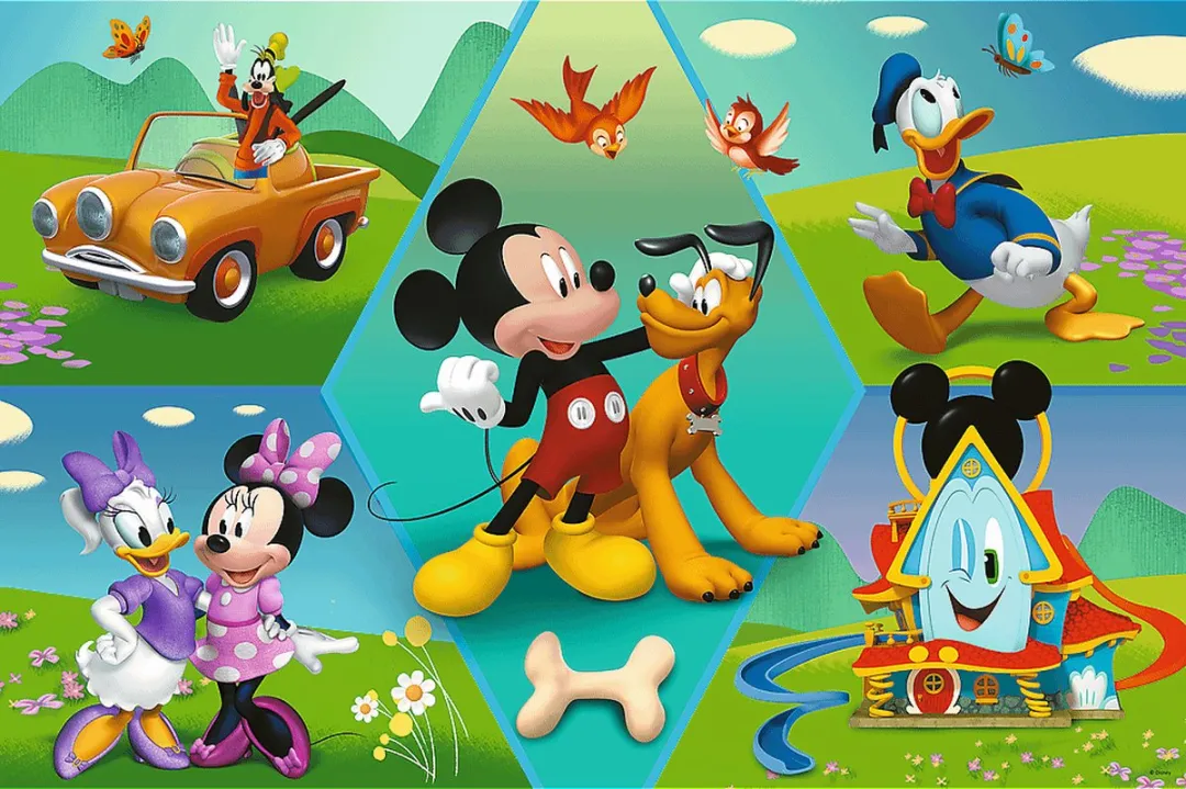 Trefl Disney Mickey Mouse 60 Puzzels - 60 Stuks - Multicolor