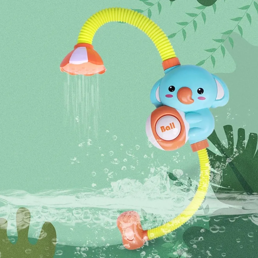 RyC Toys Baby Badspeeltje | Koala Douche roze/paars | sproeier douchebad speelgoed