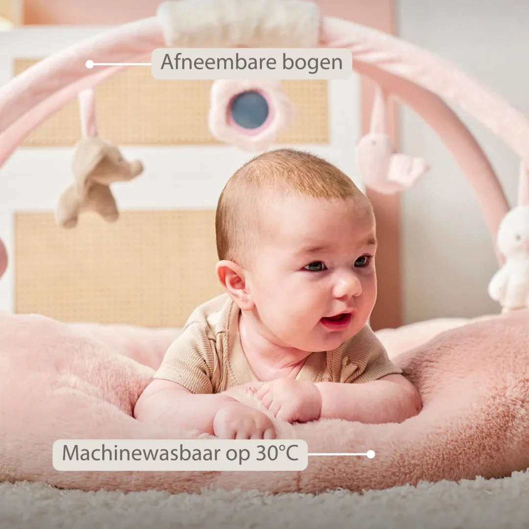 Nattou FanFan Speelmat Baby Roze - 90cm