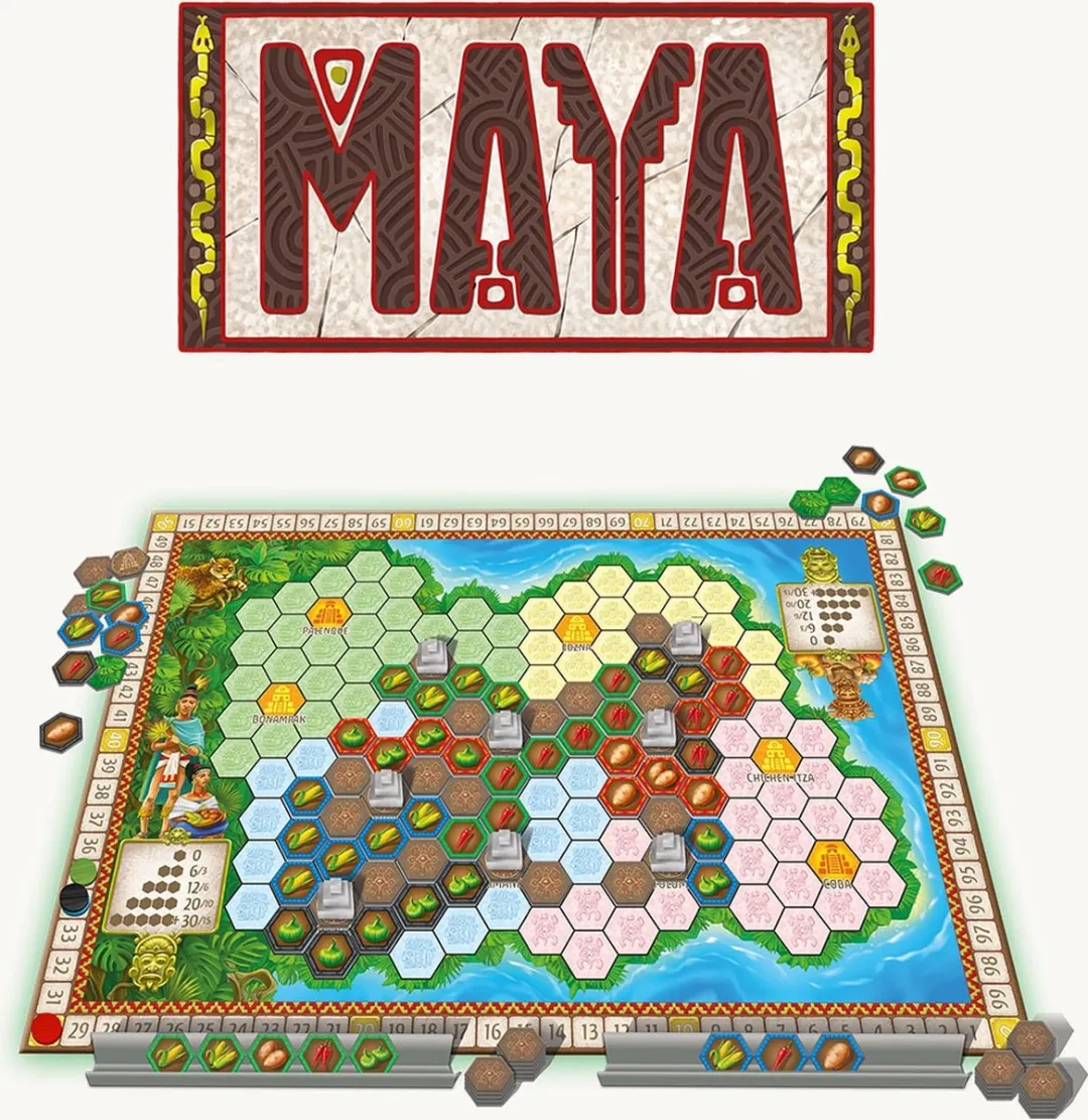 White Goblin Games Maya Gezelschapsspel - 2-4 Spelers