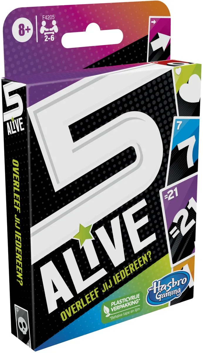 Hasbro Gaming 5 Alive Kaartspel - 4-6 Spelers