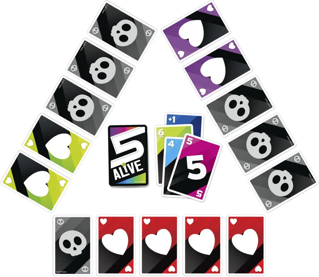 Hasbro Gaming 5 Alive Kaartspel - 4-6 Spelers