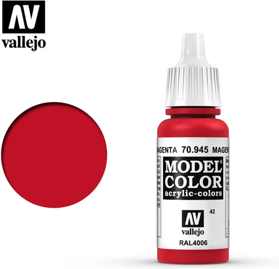Vallejo Model Color Magenta Acrylverf 17ml