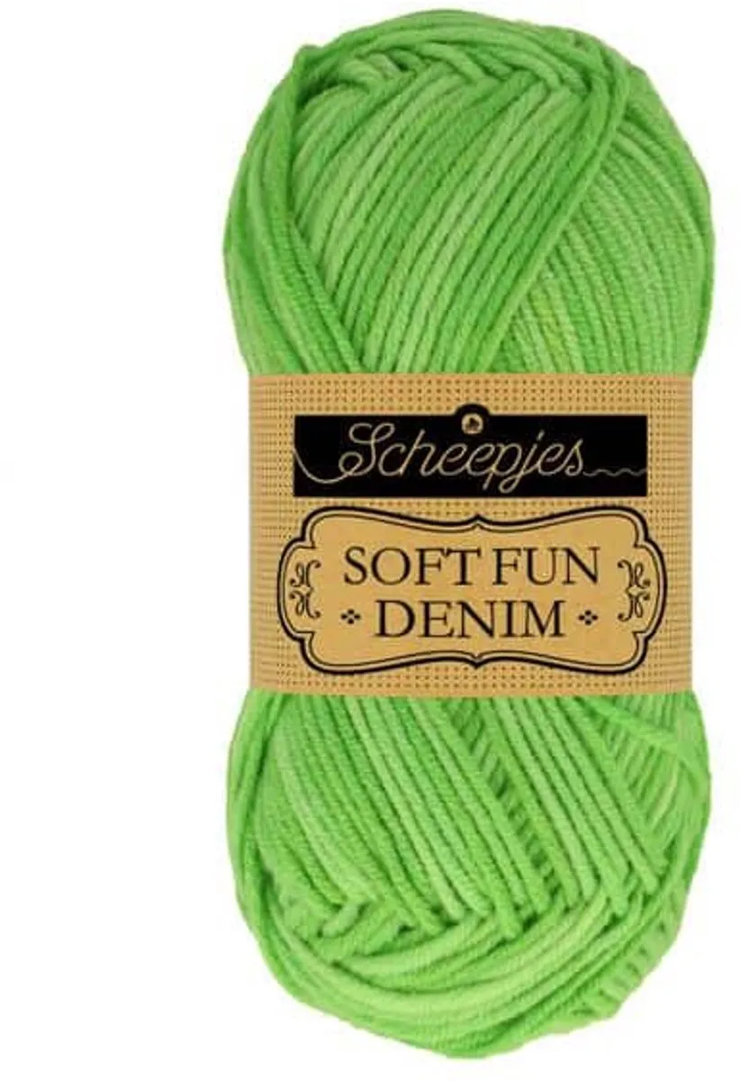 Scheepjes Softfun Denim 50g - Groen