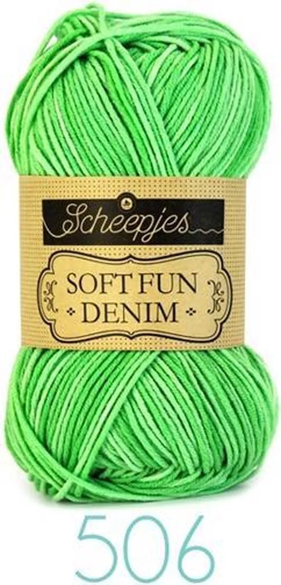 Scheepjes Softfun Denim 50g - Groen