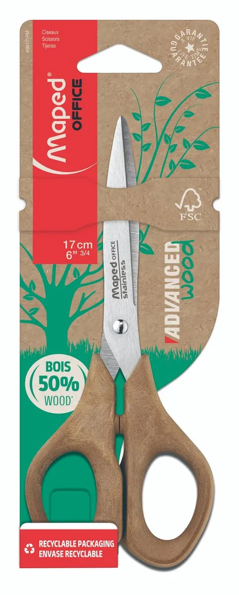 Maped Advanced Wood 17cm Bruin