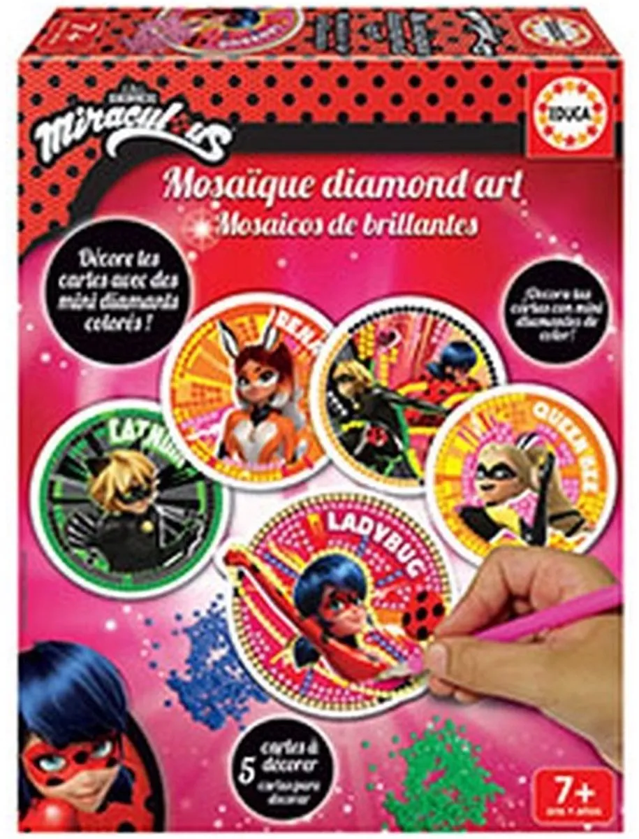 Educa Miraculous Ladybug Diamant Creatief Spel