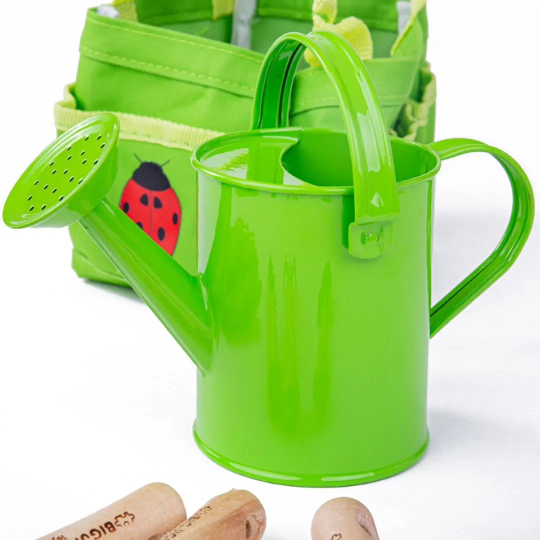 BIGJIGS Small Tote Bag met Gereedschapset BJ279 - Groen
