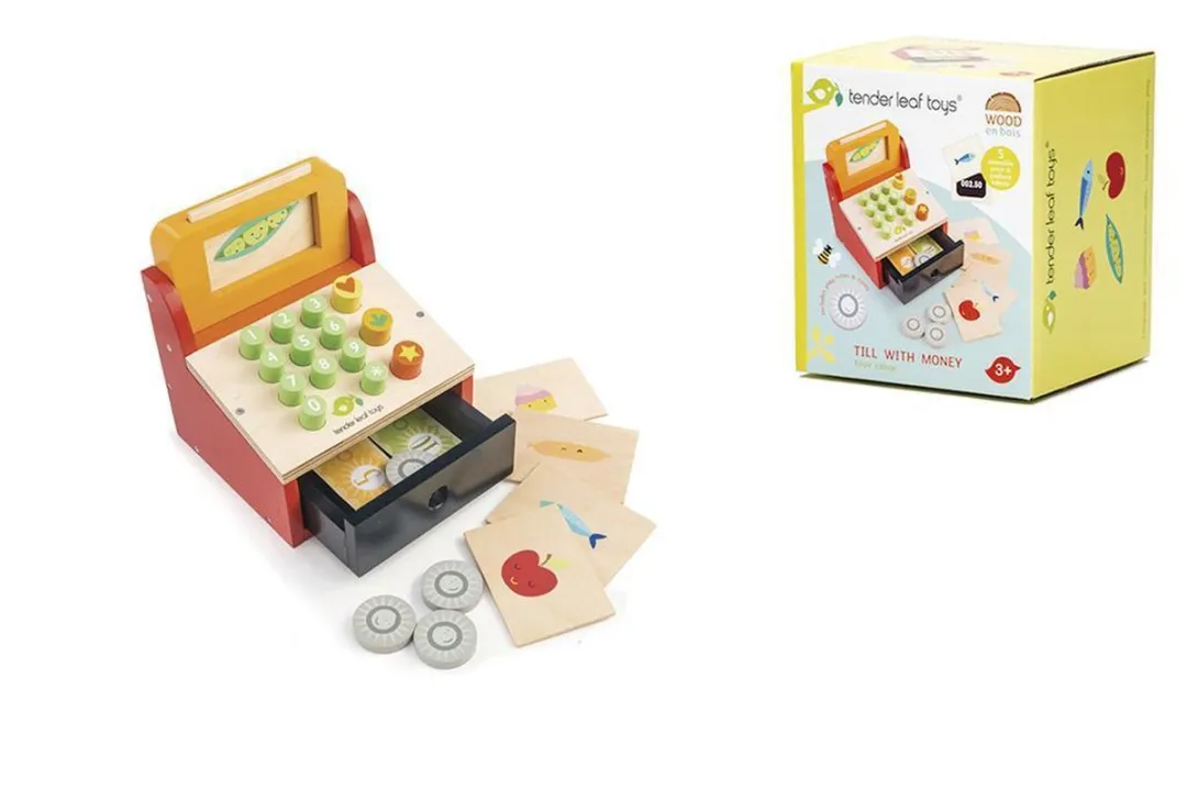 Tender Leaf Toys Houten Kassa Multicolor