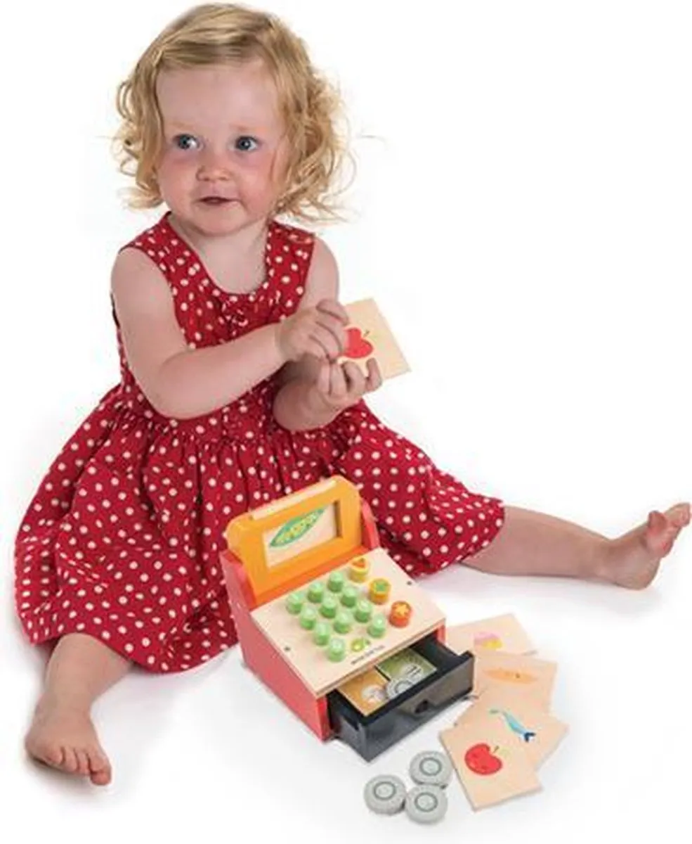 Tender Leaf Toys Houten Kassa Multicolor - afbeelding 6 van 6