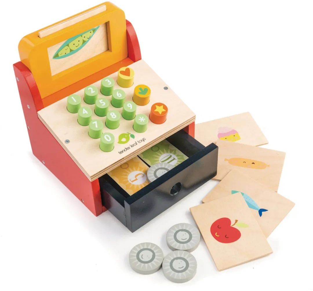 Tender Leaf Toys Houten Kassa Multicolor