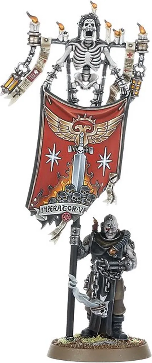 Games Workshop Space Marines Black Templars Grimaldus & Retinue - 40 Onderdelen