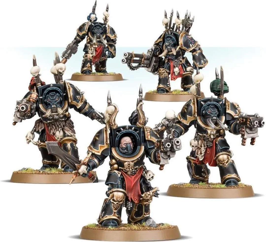 Games Workshop Chaos Space Marines Terminators - 5 Stuks