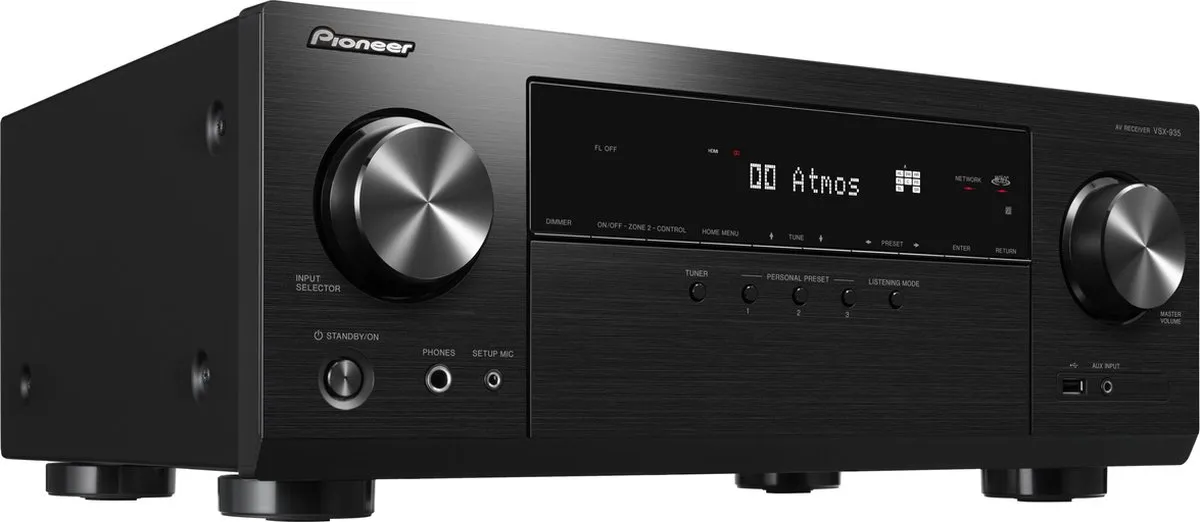 Pioneer VSX-935 AV-receiver - 7.2 Kanalen 700W - Zwart