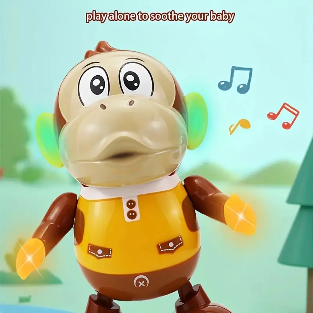 YJ Toys MOS Swinging Dancing Punch Baby Monkey M171980 - Dansend Aapje - 3x AAA
