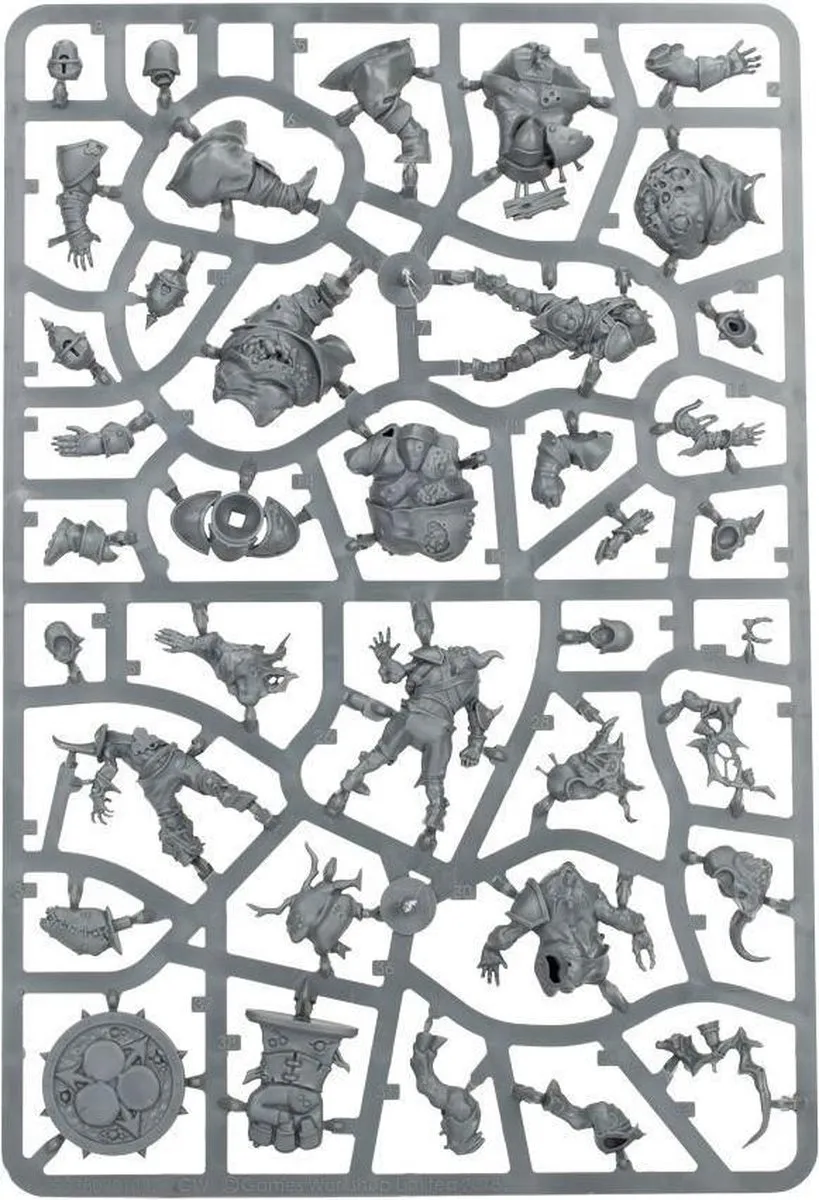 Games Workshop Nurgle’s Rotters Blood Bowl Team - Grijs
