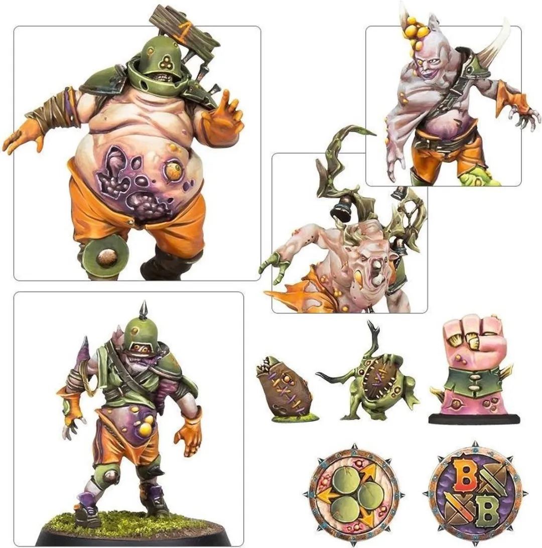 Games Workshop Nurgle’s Rotters Blood Bowl Team - Grijs