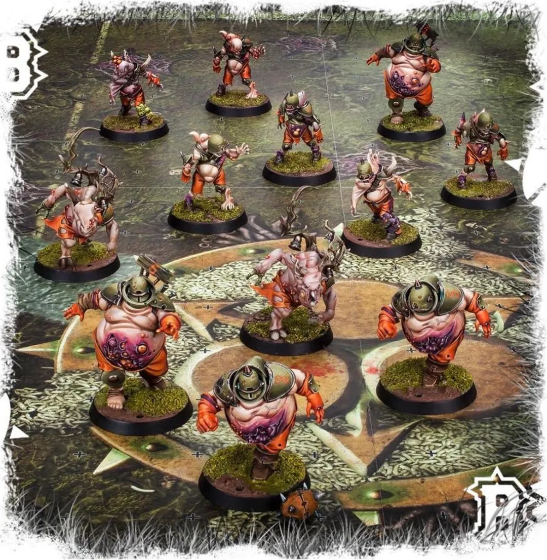 Games Workshop Nurgle’s Rotters Blood Bowl Team - Grijs