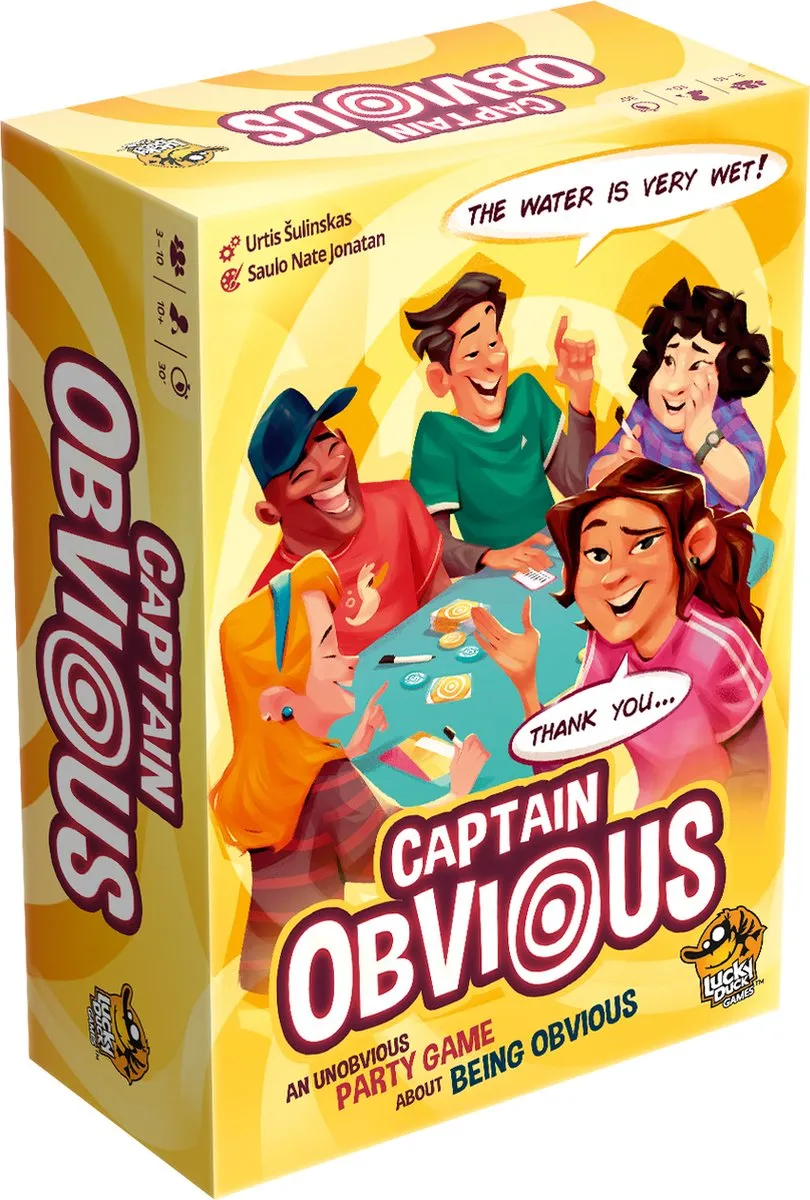 Lucky Duck Games Captain Obvious Kaartspel - 933842 - 3-10 Spelers