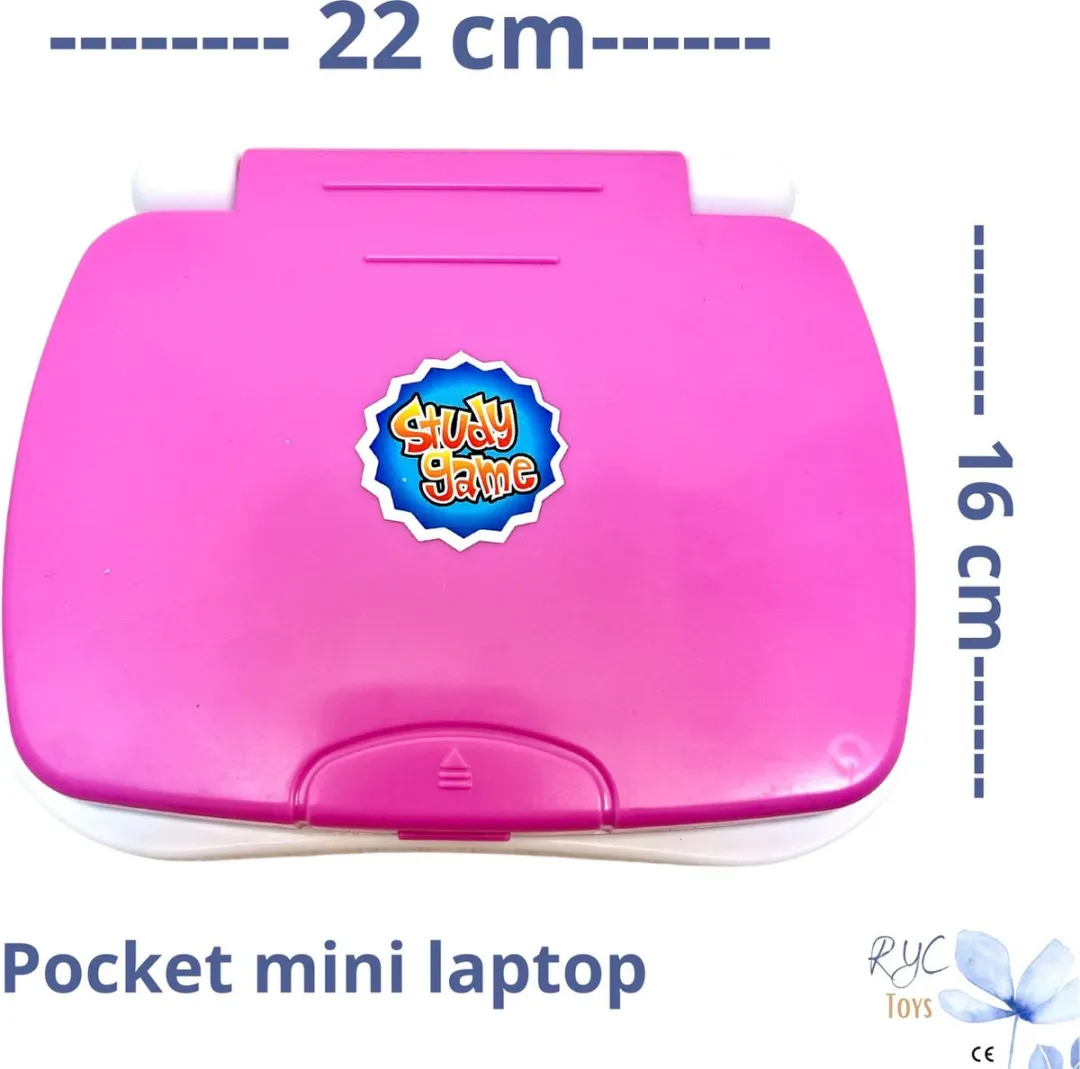 RyC Toys Laptop voor kinderen - Educatieve leercomputer met geluid en licht