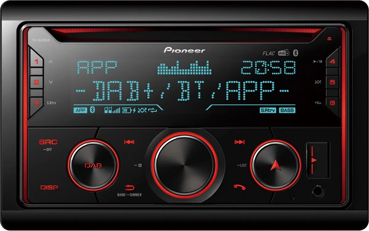 Pioneer FH-S820DAB Autoradio CD-speler