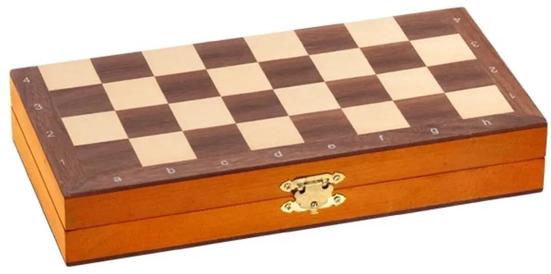 Goki Magnetisch Schaakbord 8656920 - Houten Plooibaar Schaakset