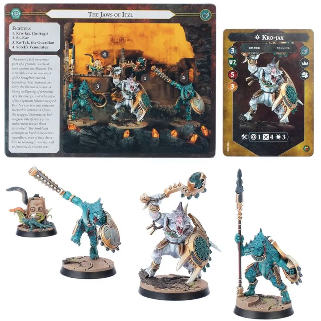 Games Workshop Warhammer Underworlds Jaws of Itzl - 19 Onderdelen
