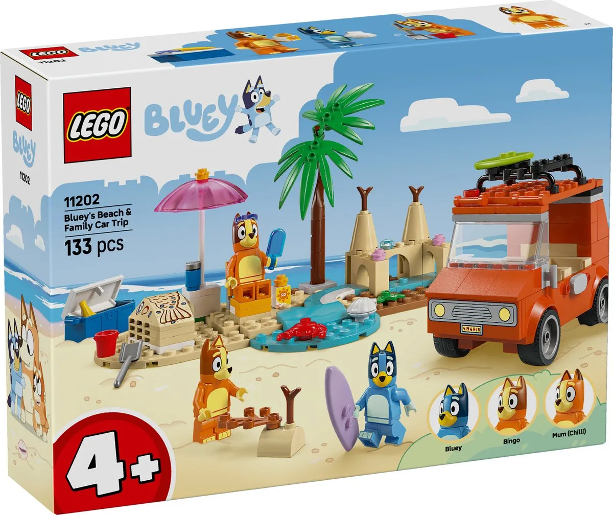 LEGO Bluey Autorit naar het Strand 11202 - 133 Stukken - afbeelding 6 van 6