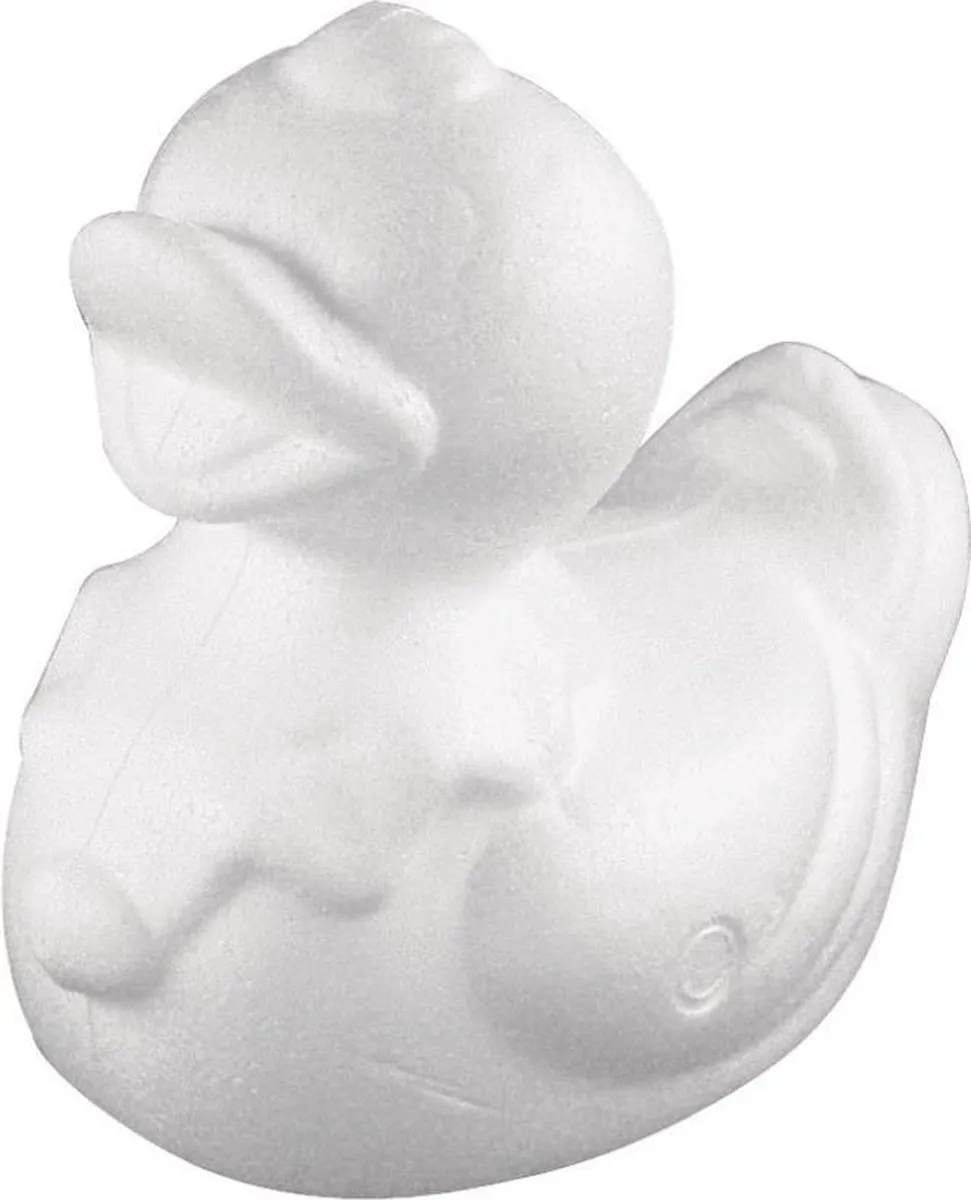 Rayher Hobby Piepschuim Dierenfiguren Eendjes Wit 7cm