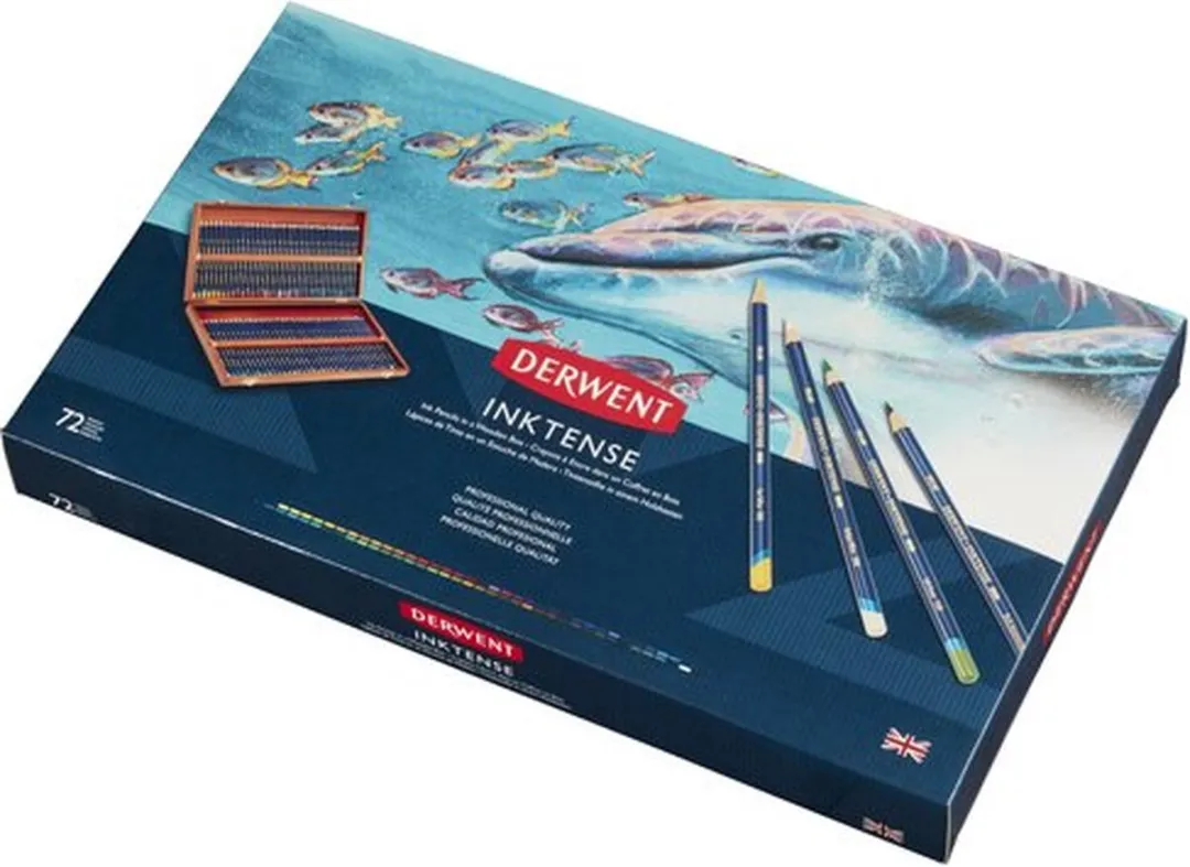 Derwent Inktense Potloden 72 Stuks - 73 Kleuren