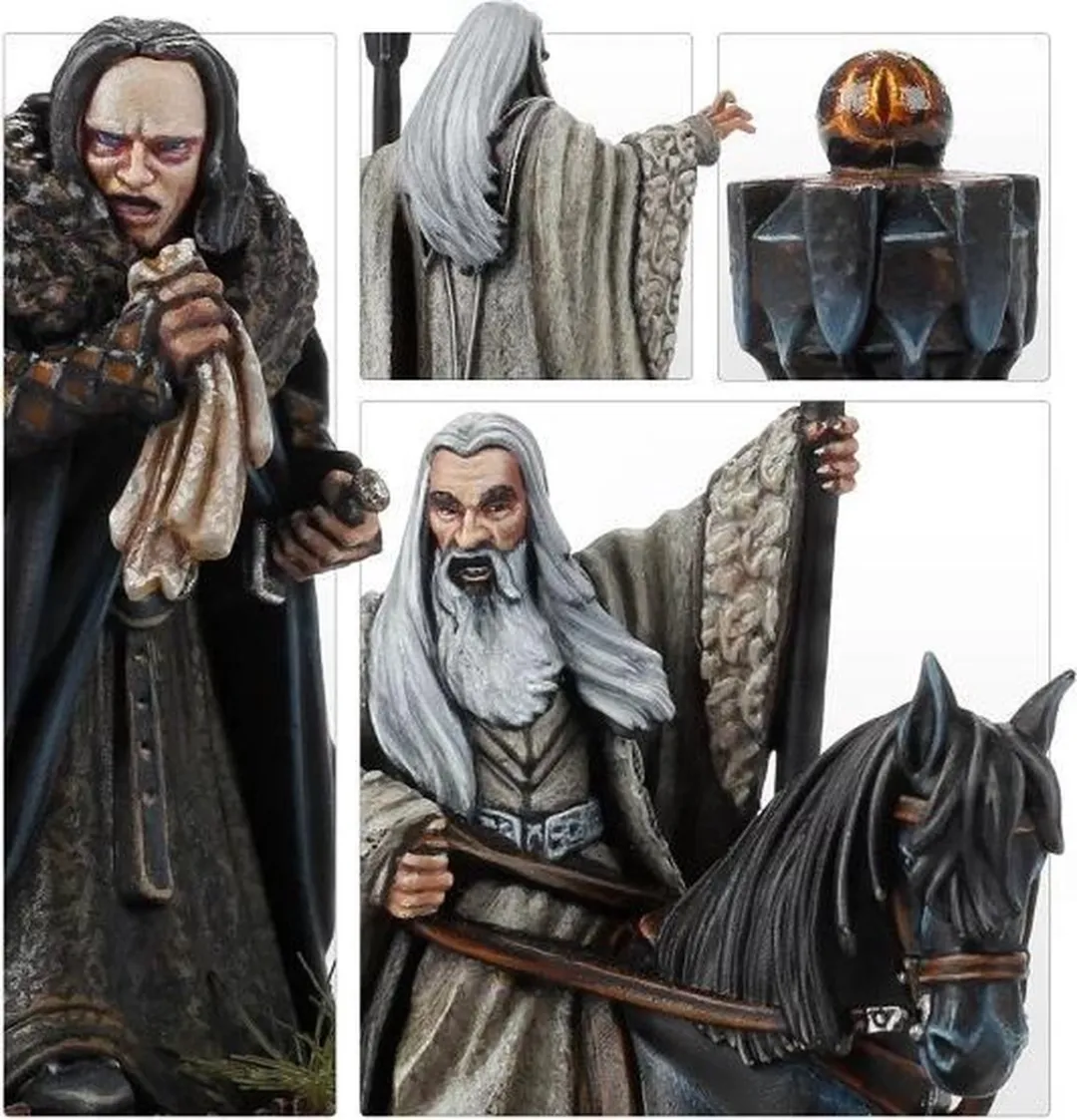 Games Workshop Warhammer The Lord of the Rings Saruman & Grima - 4 Onderdelen