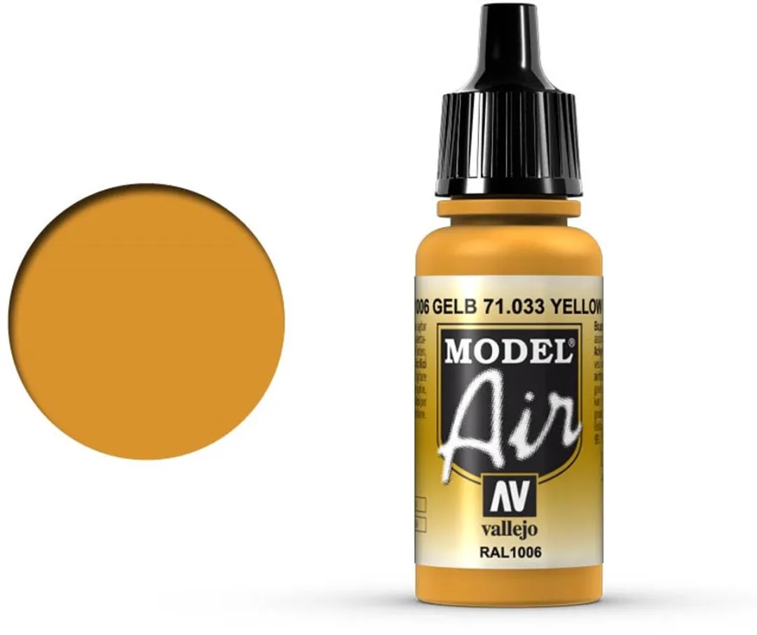 Vallejo Model Air Acrylverf 71033 Geel Ochre