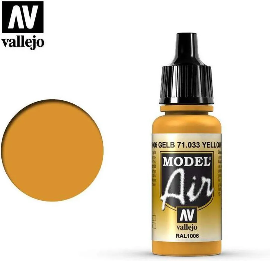 Vallejo Model Air Acrylverf 71033 Geel Ochre - 17ml