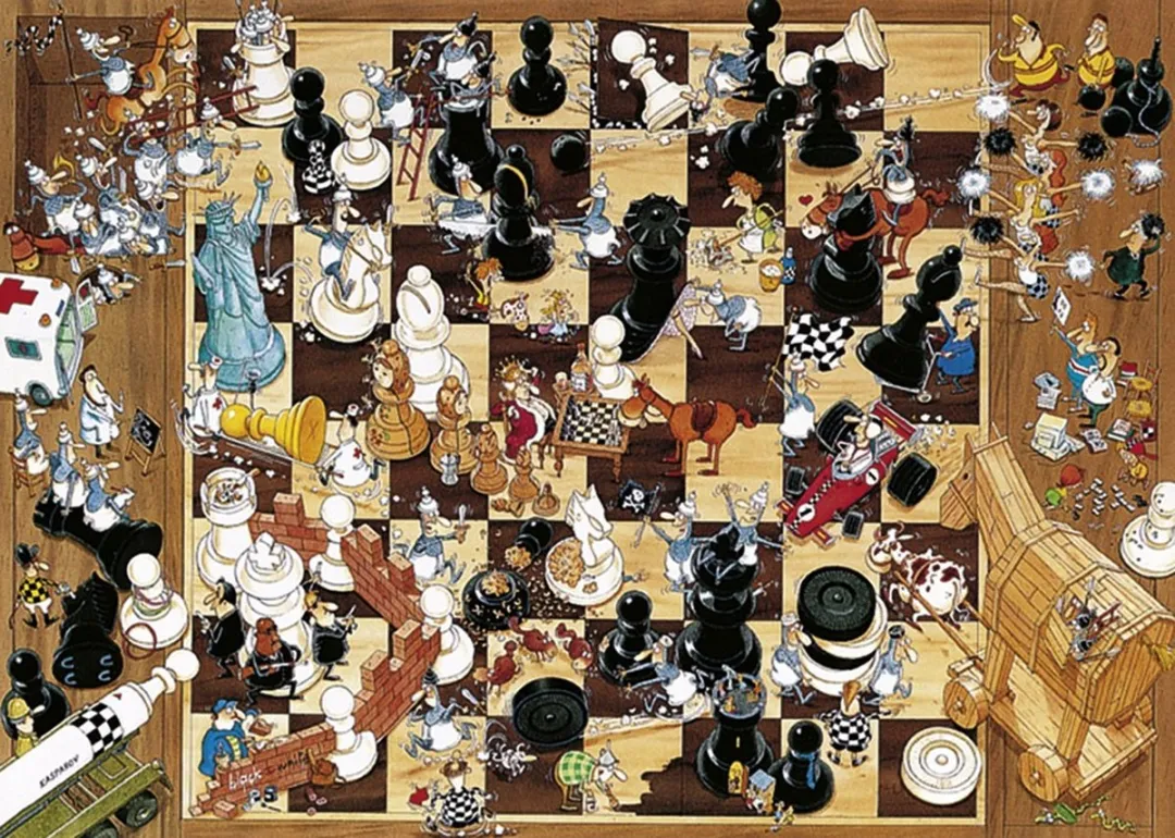University Games Black or White Degano Legpuzzel 1000 Stukjes