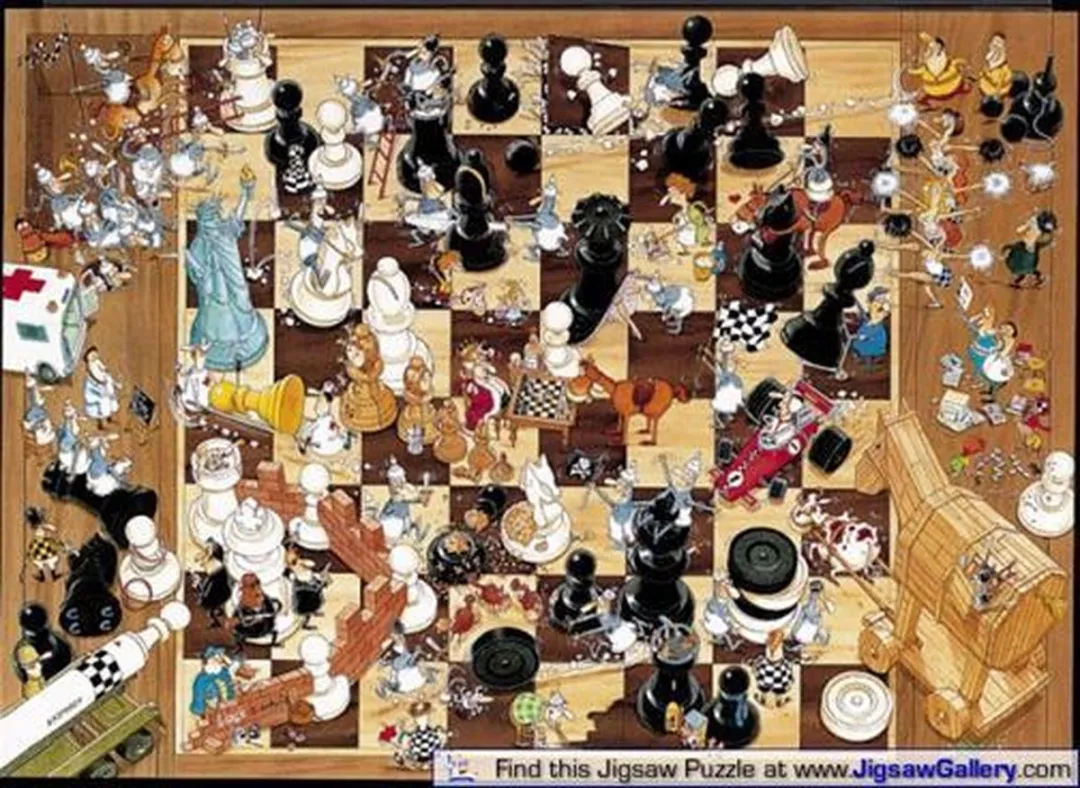 University Games Black or White Degano Legpuzzel 1000 Stukjes