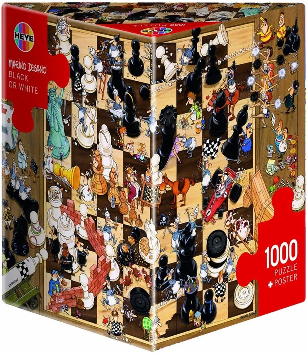 University Games Black or White Degano Legpuzzel 1000 Stukjes