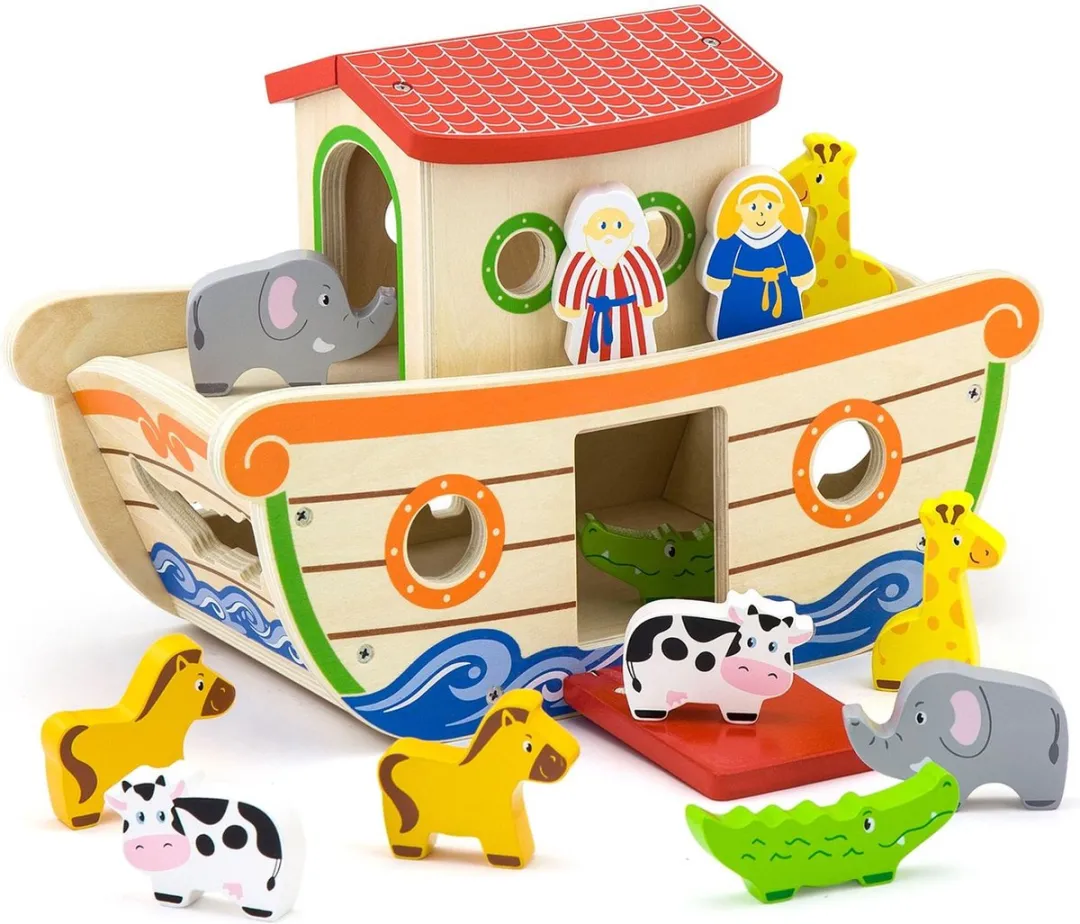 Viga Toys Ark van Noach Vormenhuis
