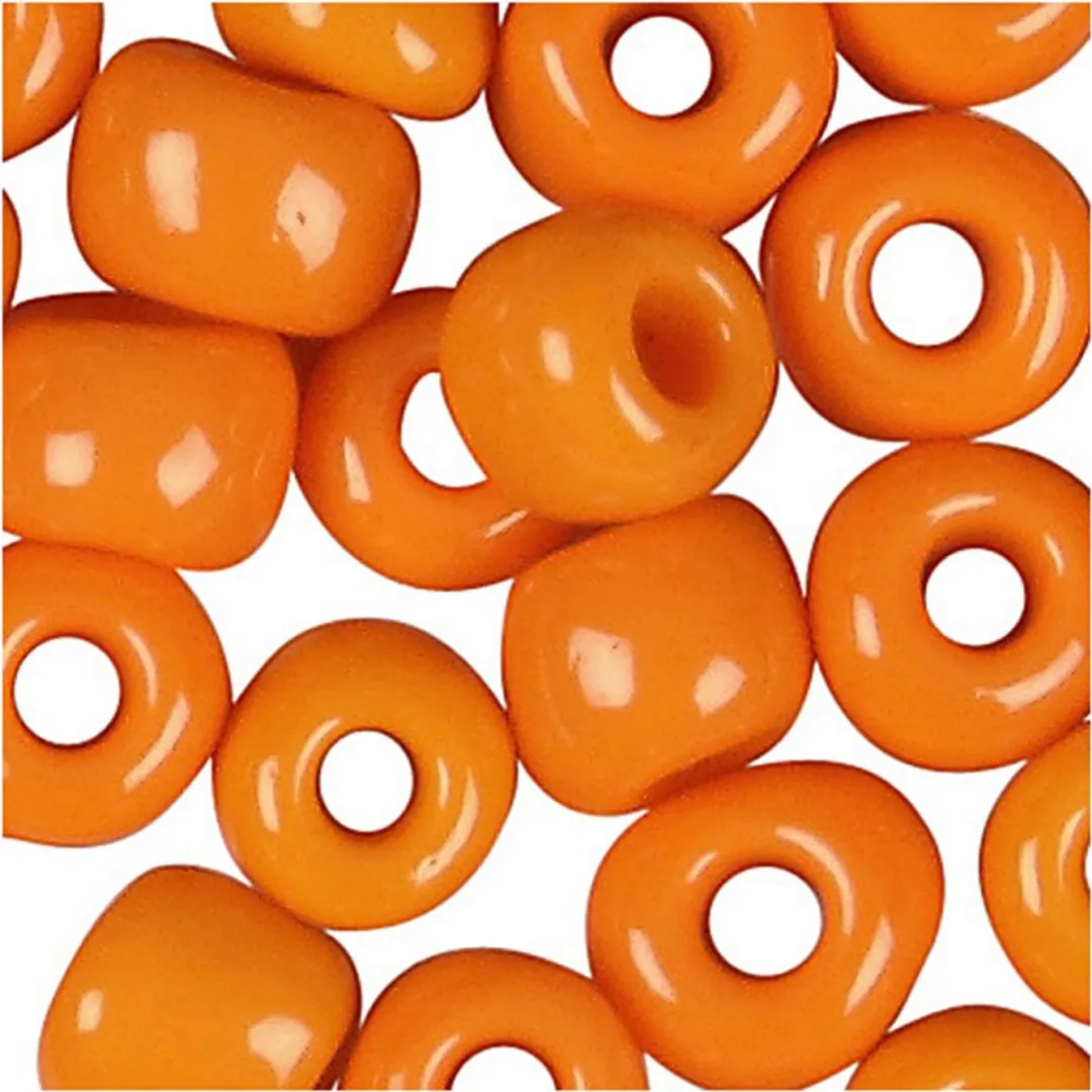 Creativ Company Rocailles 3mm - Oranje - 25 Stuks
