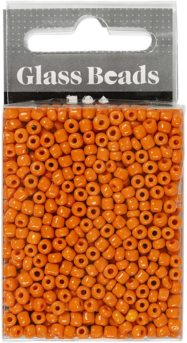 Creativ Company Rocailles 3mm - Oranje - 25 Stuks