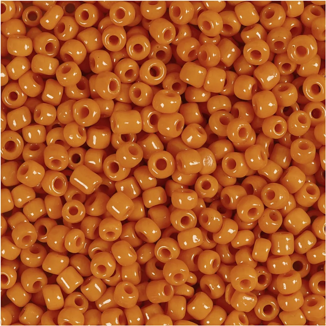 Creativ Company Rocailles 3mm - Oranje - 25 Stuks