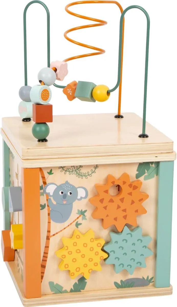 Small Foot Houten Activiteitenkubus Safari Motoriekspiraal - 11960 - afbeelding 6 van 6