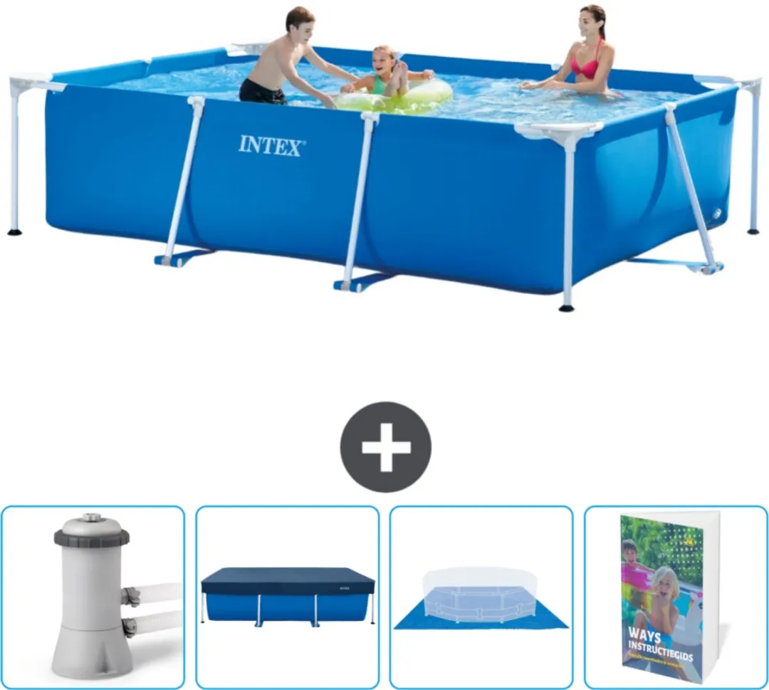 Intex Frame Zwembad 300x200x75cm Blauw