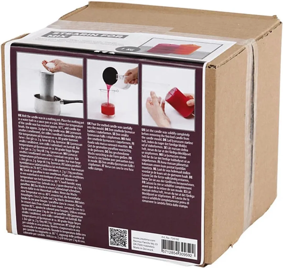 Creativ Company Creotime Stearine Om Te Mengen 1 kg Wit