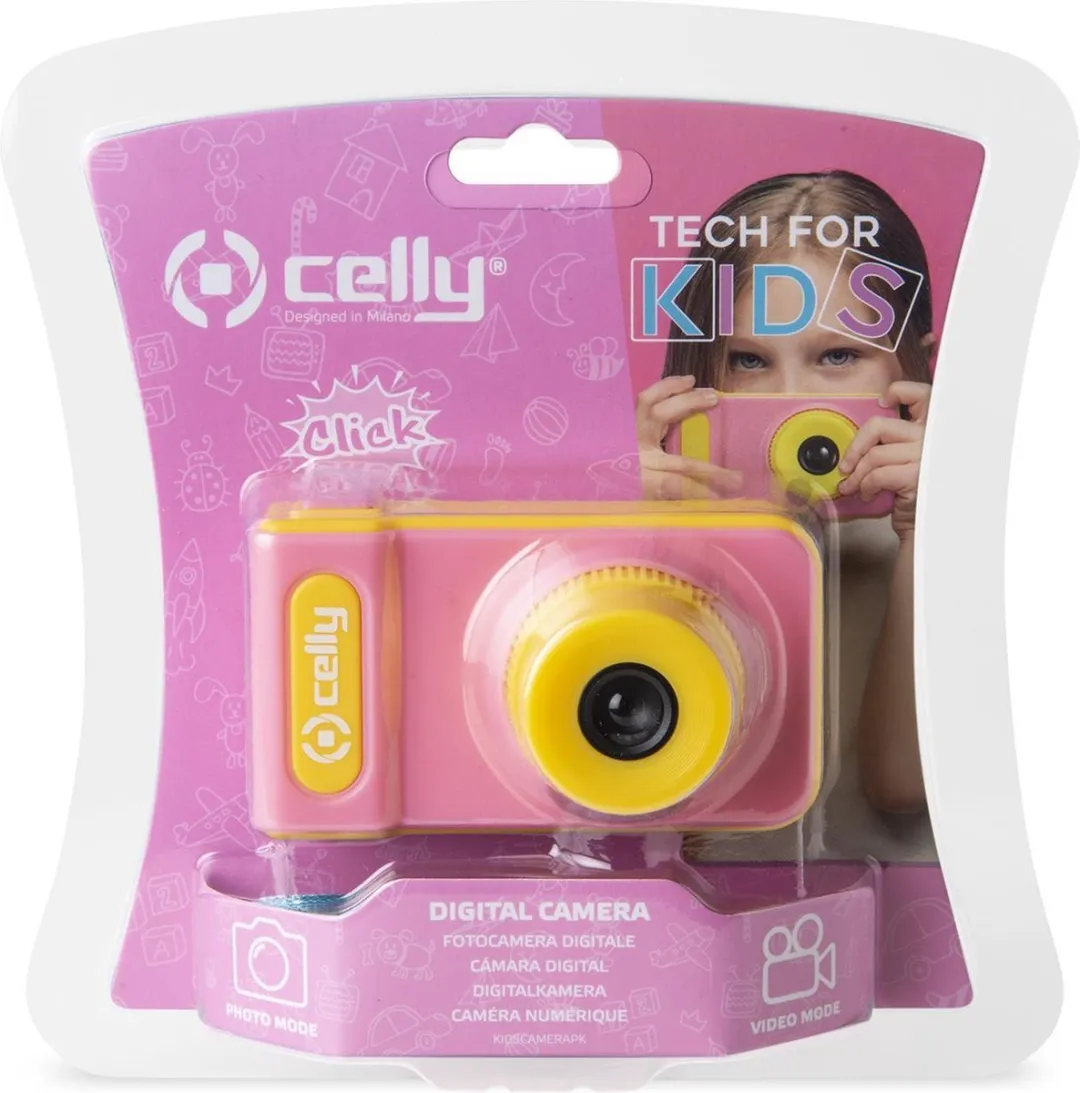 Celly Tech for Kids Camera 8MP - Roze