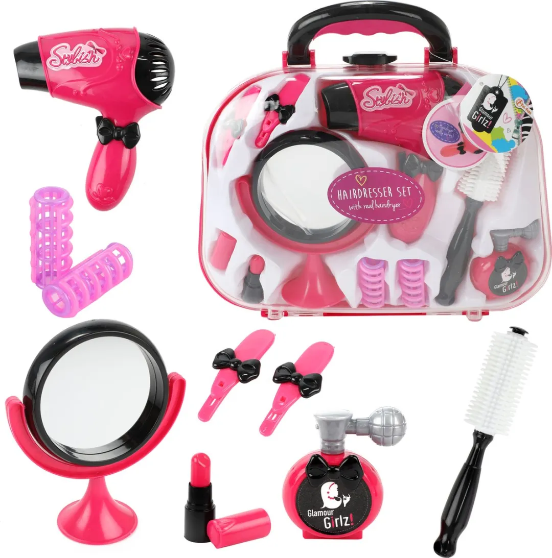Toi-Toys Glamour Shine Kapperset - Roze