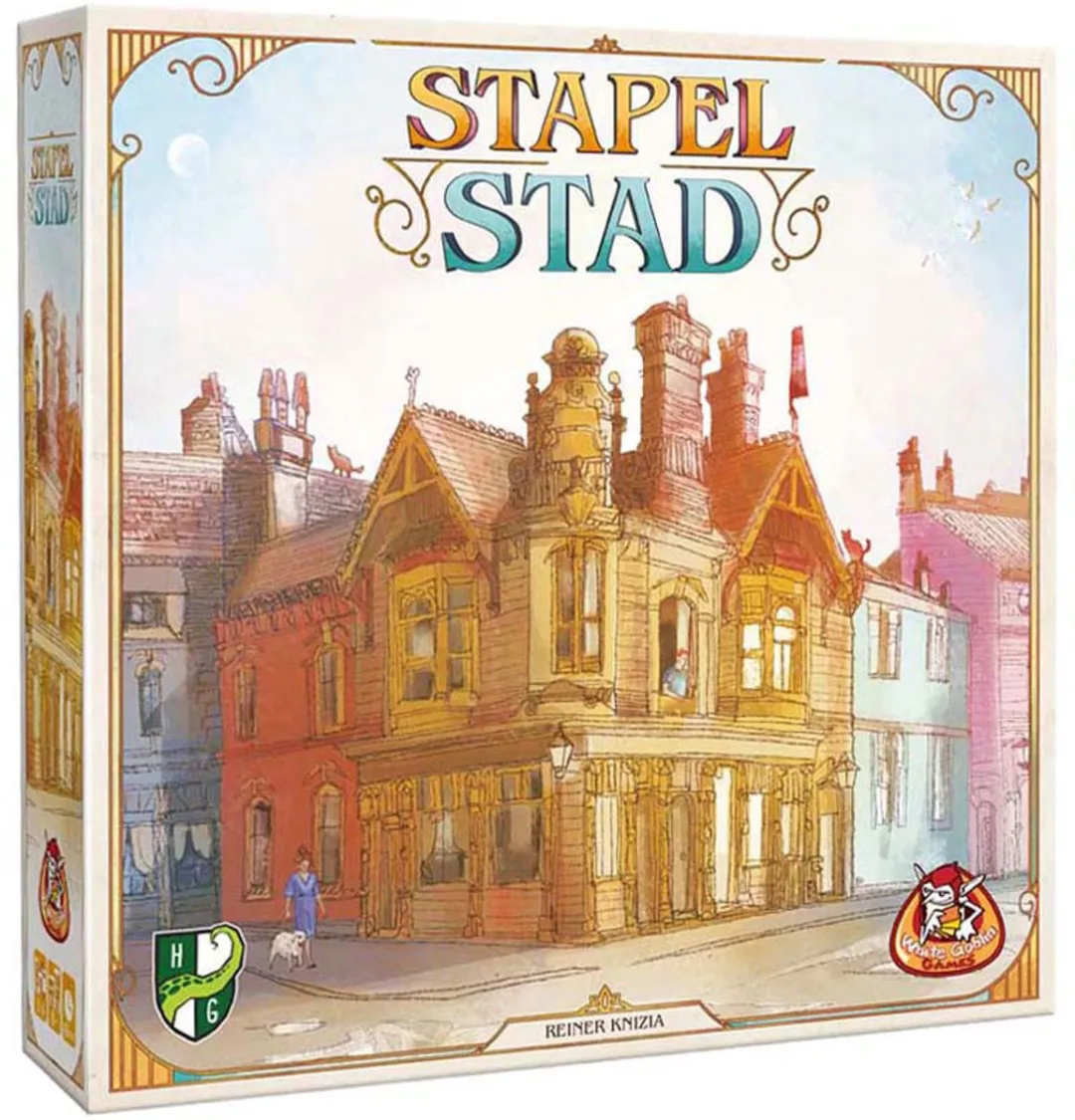 White Goblin Games Stapelstad 3D Bouwspel - 2-6 Spelers